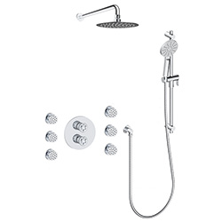 3 function pressure balanced shower system (with or. without shared function)