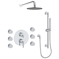 3 function pressure balanced shower system (with or. without shared function)