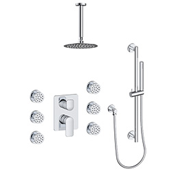 3 function pressure balanced shower system (with or. without shared function)