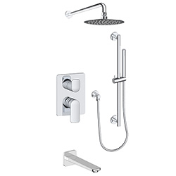 3 function pressure balanced shower system (with or. without shared function)