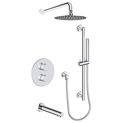 3 function thermostatic shower system (with or. without shared function)