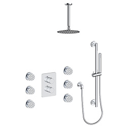 3 function thermostatic shower system (with or. without shared function)