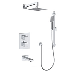 3 function thermostatic shower system (with or. without shared function)